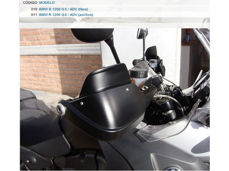 Deflectores de Cubremanos BMW R 1200 GS / ADV (fibra 