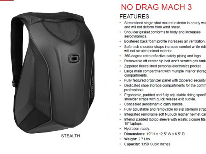 NO DRAG MACH 3