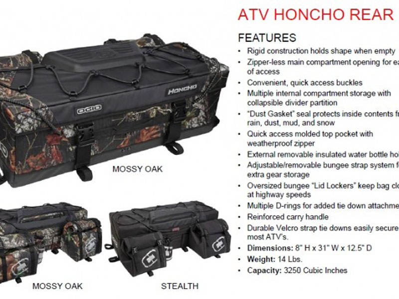 ATV HONCHO REAR
