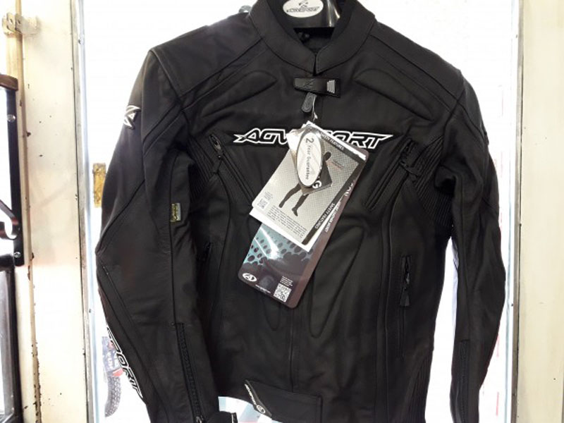 campera agv sport cuero para pista 