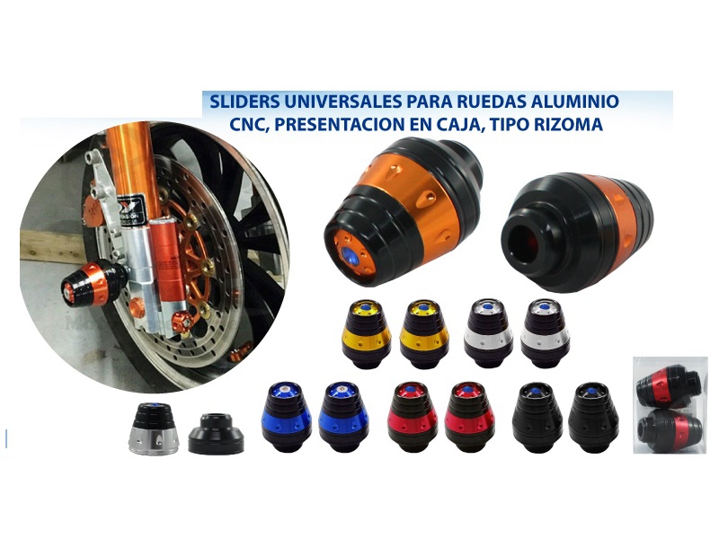 SLIDERS UNIVERSAL RUEDA ALUMINIO