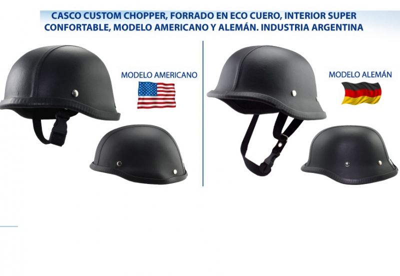 CASCO CHOPPER ALEMAN Y AMERICANO
