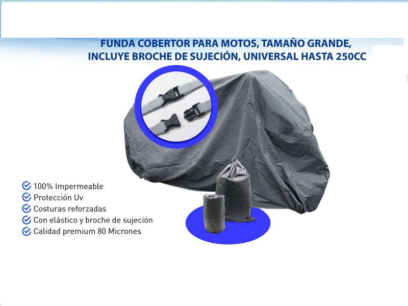 FUNDA PROTECTORA HASTA 250CC