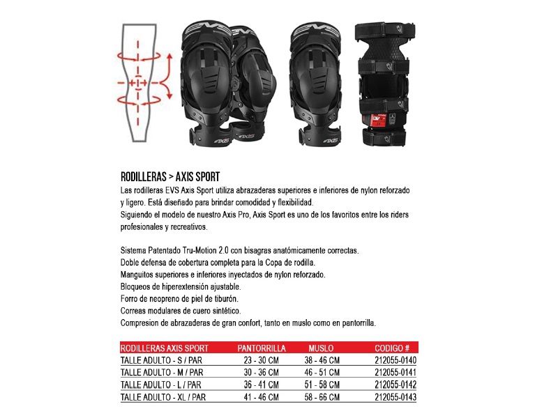 Rodilleras AXIS Sport