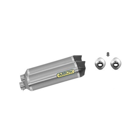 Escape Tit. Race-Tach Dx+Sx Ktm 990 Adventure 09-10 - 990 Adventure R 09-10 C-Fond Carb Homol