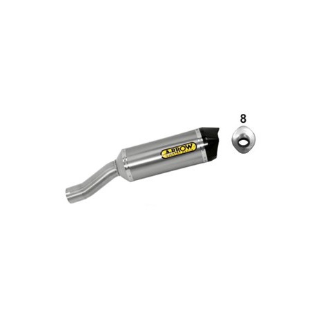 Silenc. S1000 R 14-16 - S1000rr 09-13 Homolog Race-Tech Titanio Carbono
