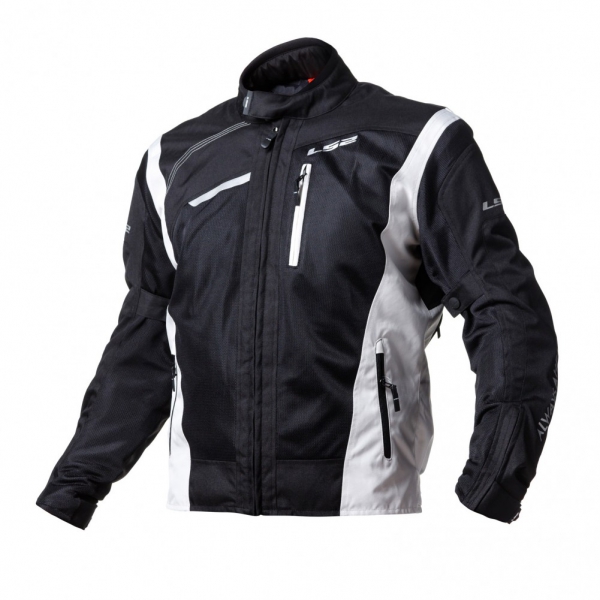 CAMPERA LS2 CORDURA DIANE NEGRO GRIS