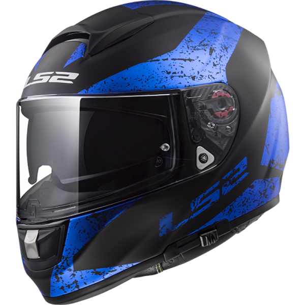 CASCO 397 VECTOR NEGRO AZUL MATE