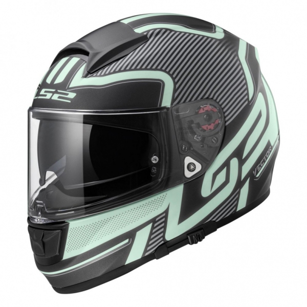 CASCO 397 VECTOR NEGRO MATE FLUO