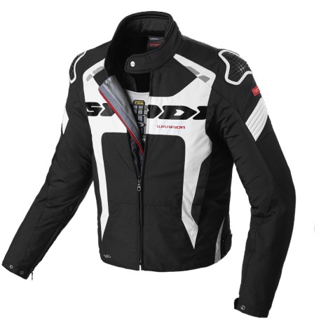 Campera Warrior H2out Imperm. C/ Protec. Negra/blanca S/M/L/XL