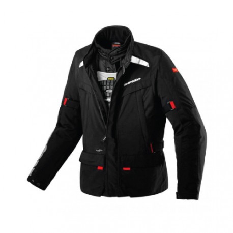 Campera Superhydro Imperm. 2 En 1 Nylon - Teflon C/ Protec. Negra Xxl