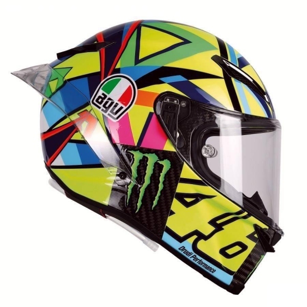 Casco Integral Pista Agv Gp R Vs016 Soleluna Carbon Rossi