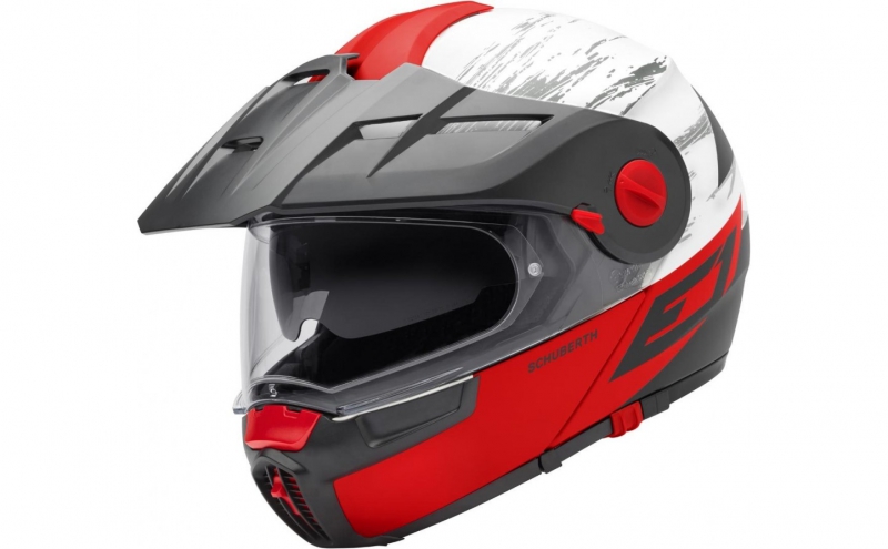 CASCO SCHUBERTH E1 CROSSFIRE RED