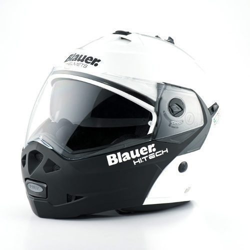 CASCO BLAUER SKY BLANCO NEGRO MATE