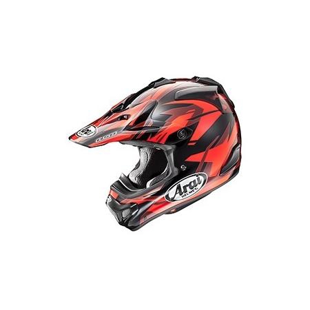 Casco Cross Enduro Arai Mx-v Dazzle Rojo
