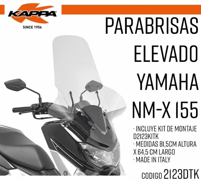 Parabrisas Elevado Yamaha NM-X 155