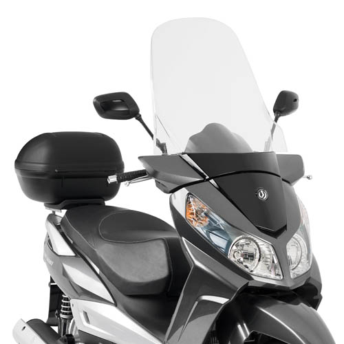 PARABRISA ESPECIFICO TRANSPARENTE Con SPOILER 64 X 55 CMS SYM CITYCOM 300 (08-17)