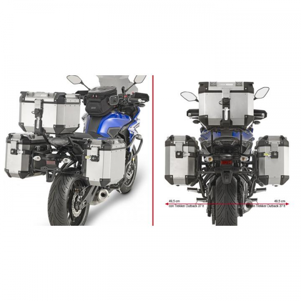 SOPORTE LATERAL RAPIDO PARA MALETAS TREKKER OUTBACK YAMAHA MT-07 TRACER (16 - 17)