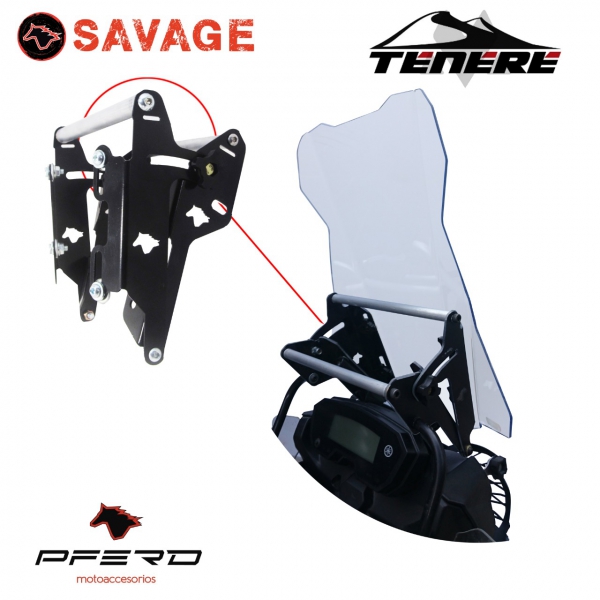 Soporte parabrisas Tenere 250