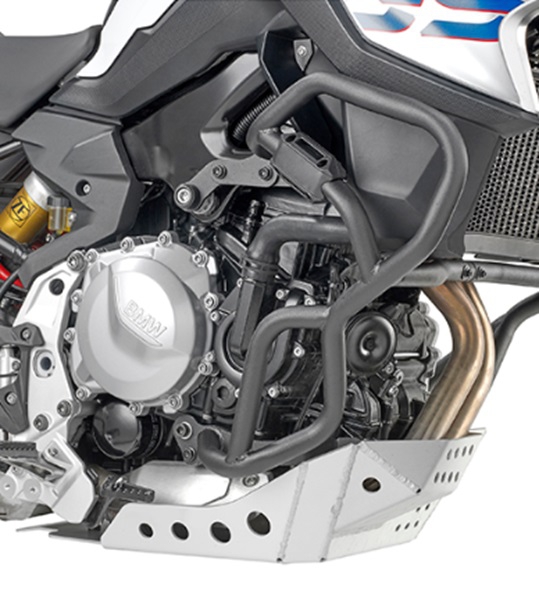 DEFENSA DE MOTOR KAPPA BMW F 750 GS - F 850 GS 2019 - COLOR NEGRA