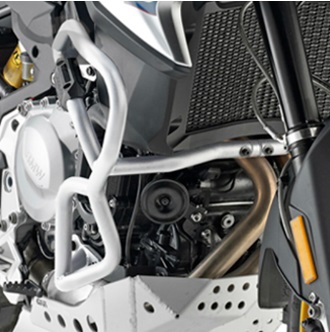 DEFENSA DE MOTOR KAPPA BMW F 750 GS - F 850 GS 2019- COLOR ACERO INOXIDABLE