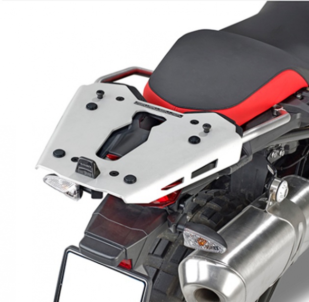 SOPORTE BAUL TRASERO KAPPA BMW F 750 GS - BMW F 850 GS 2019- - ALUMINIO - MONOKEY [INCLUYE PLATO] -