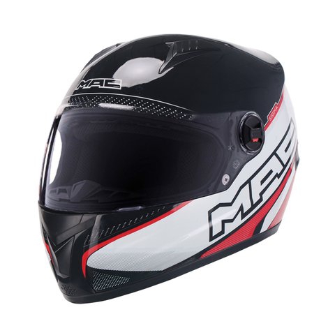 CASCO STREET SIGMA NEGRO BLANCO ROJO