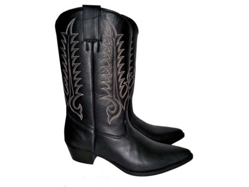 Bota texana de cuero(hombre)