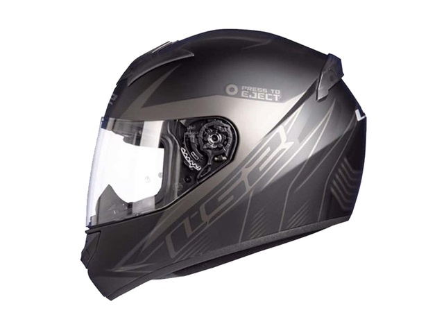 CASCO 352 ROOKIE LIGHTER NEGRO GRIS MATE
