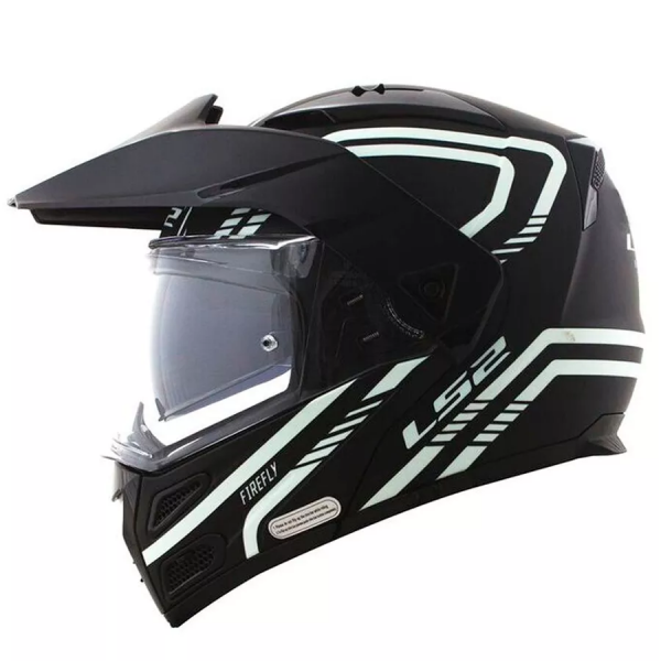 Casco Ls2 Evo Metro Rapid Firefly Rebatible Visor