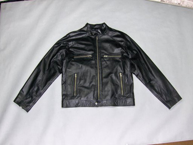 Campera de cuero Custon(318 semi)